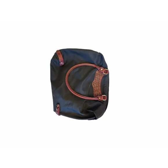 Rebecca Minkoff Black And Red Nylon/Leather Shoulder Bag - Picture 4 of 11